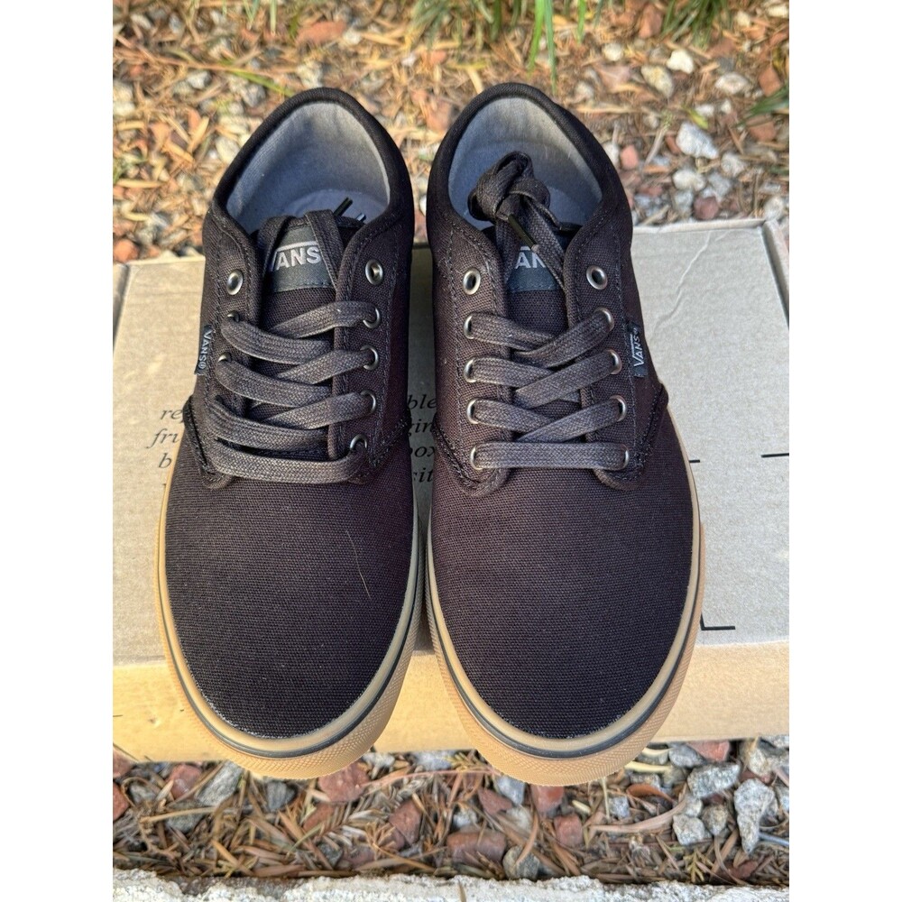 Vans Atwood Skate Shoes Black and Gum Men 9.5 New